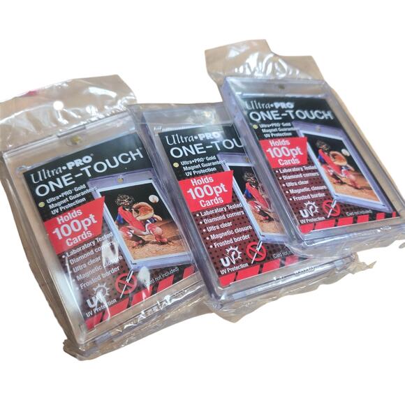 66 Ultra Pro Collector Card Holders 
One touch Magnetic Closure 
Ultra Clear - Picture 3 of 7